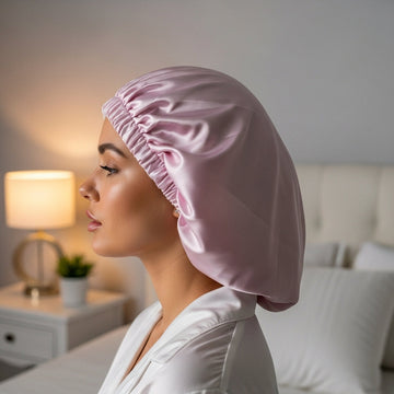 Bonnet en satin : l’allié essentiel pour protéger les cheveux bouclés et lisses
