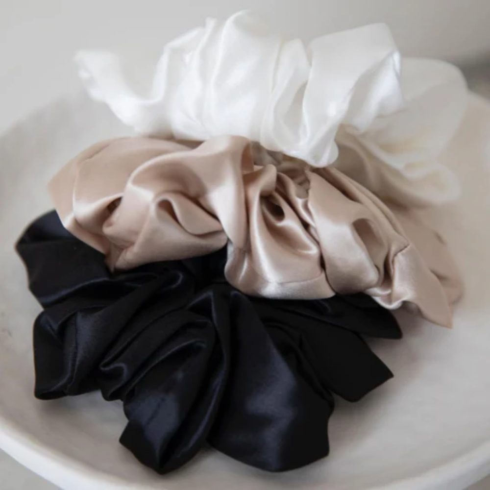 Scrunchie "Grande Grande" 30 momme ,13cm