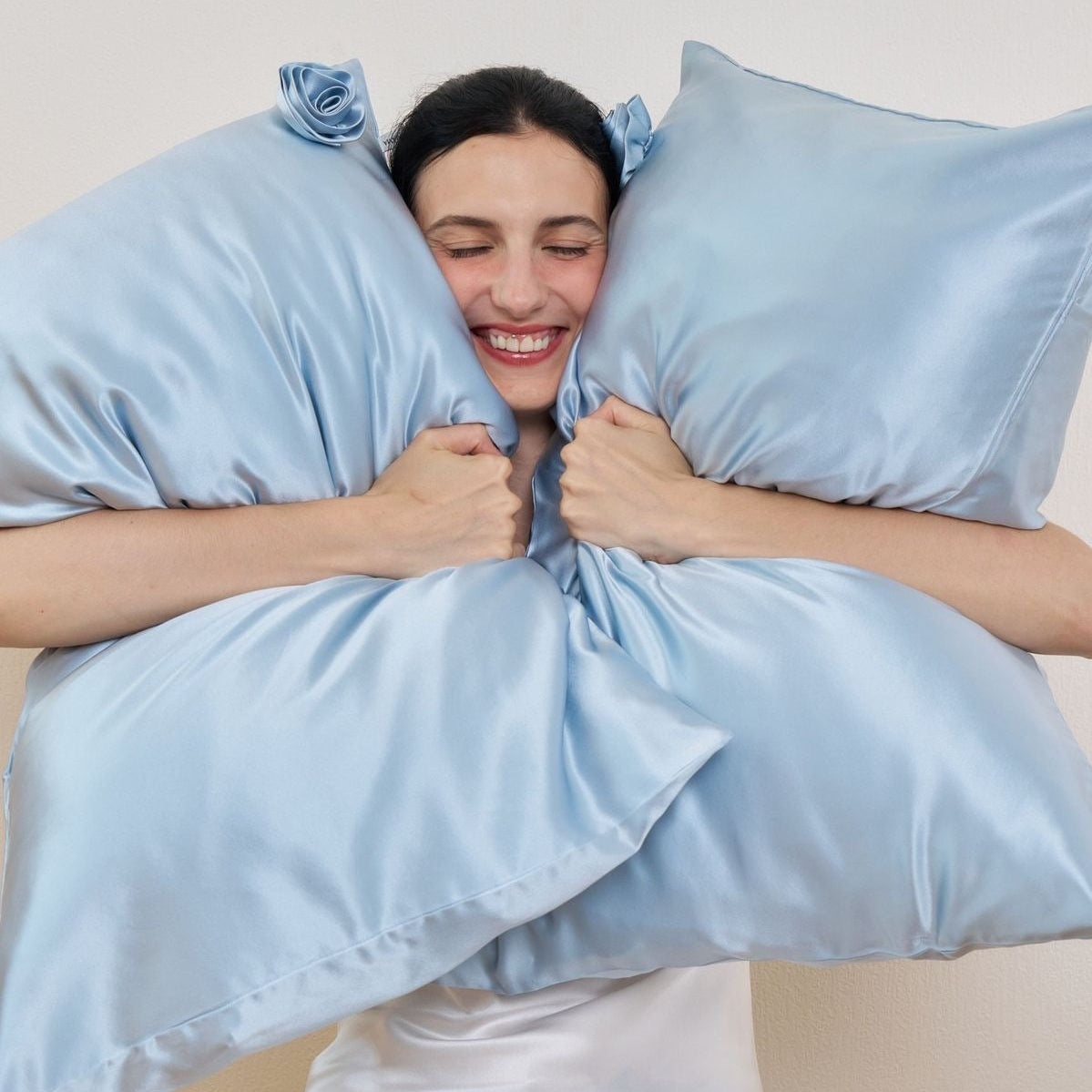 taie d‘Oreiller en satin de soie 100%