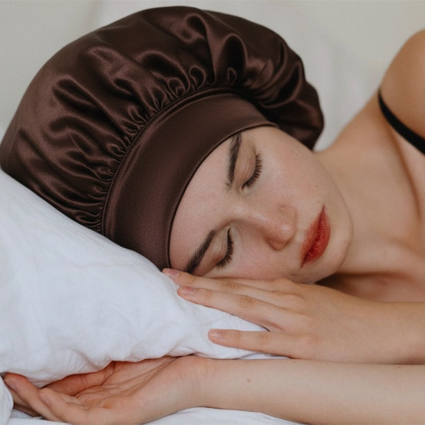 Bonnet de nuit -Bande Lycra-Anti Glisse.