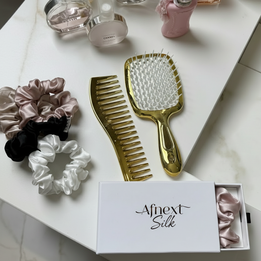 Ensemble de chouchous en soie