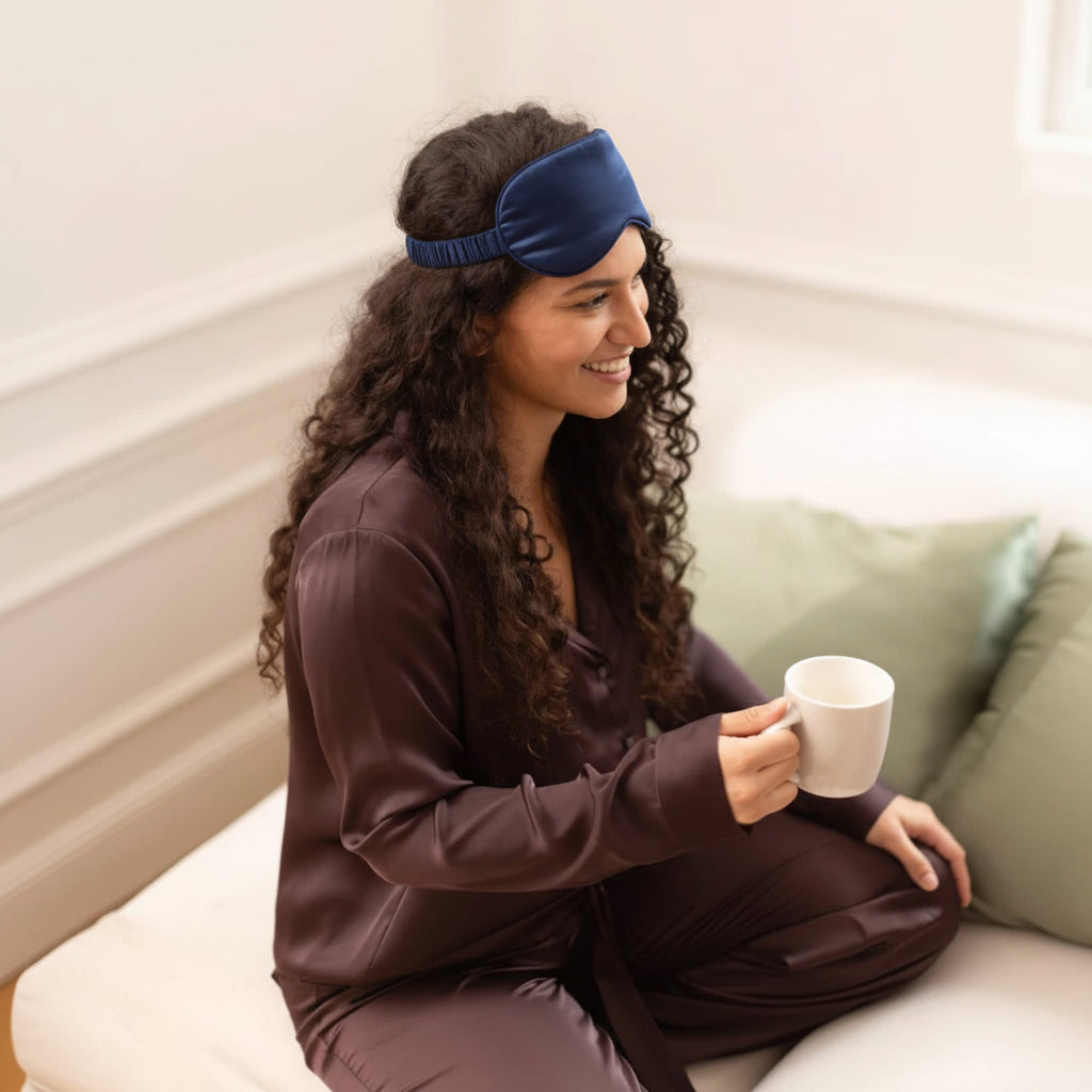 masque de sommeil en Soie de Mûrier 100%